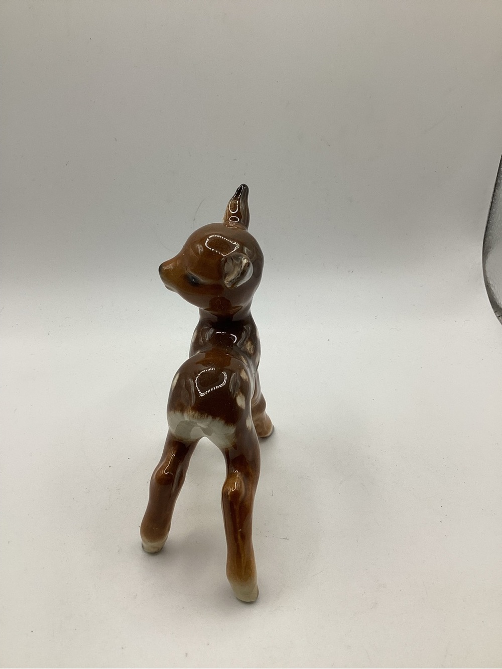 GOEBEL FAWN vtg spotted deer figurine statue ceramic germany doe baby animal art - Picture 3 of 5